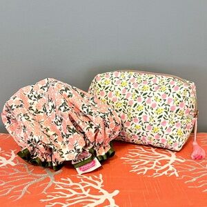 The Vintage Cosmetic Company Cosmetic Bag & Shower Cap